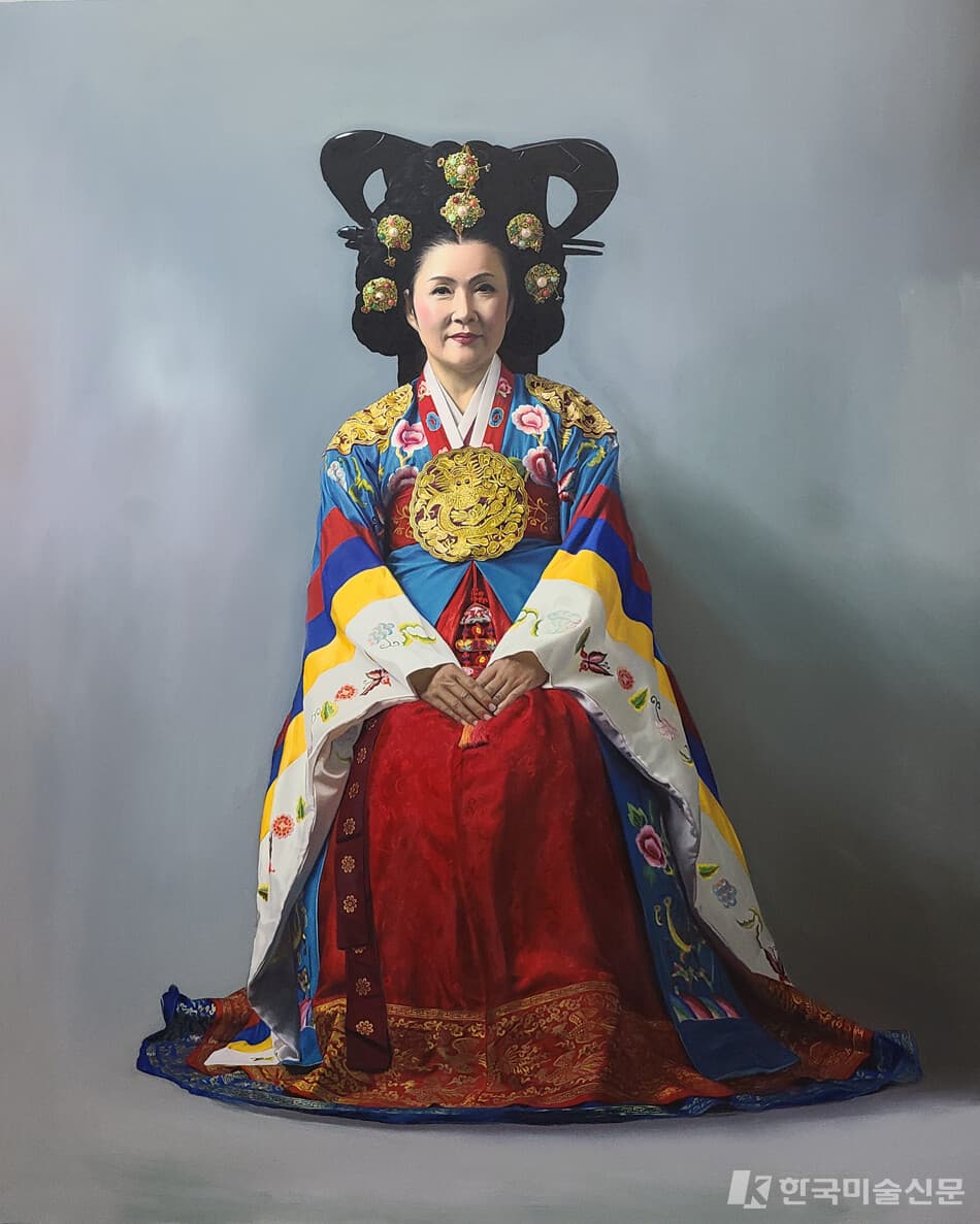 구자승 작_ 비원의 향기&nbsp; /&nbsp; Oil&nbsp; on canvas / 160 x 130.3 cm / 2021 (사진=구자승)