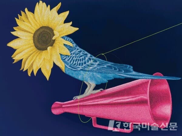 '주사기 작가' 윤종석 개인전 'Blooming and Falling Sun(산란하는 태양)' 개최
