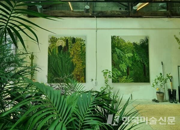 정인혜 작가 전시전경 (사진 = 이미희 기자)