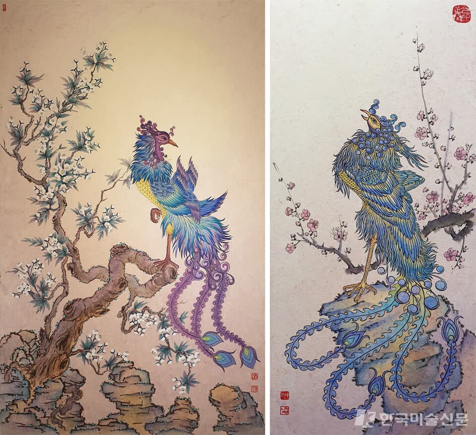 동국대학교 겸임교수 김민서 작가 _ 봉황도