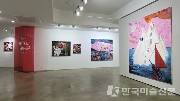 필립 그뢰징어 개인전 전경, 호리아트스페이스 (사진=호리아트스페이스 제공)