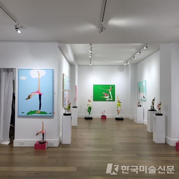 뉴욕에서 선보이는 김경민 조각가의 개인전 '행복의 자화상'