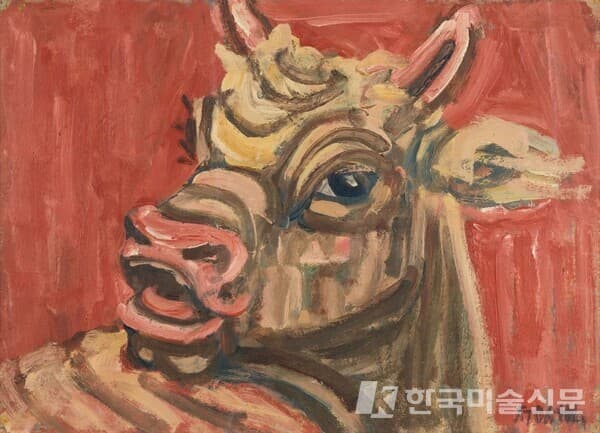 이중섭의 황소. 고 이건희 회장의 기증품 중 하나이다. (사진=삼성)