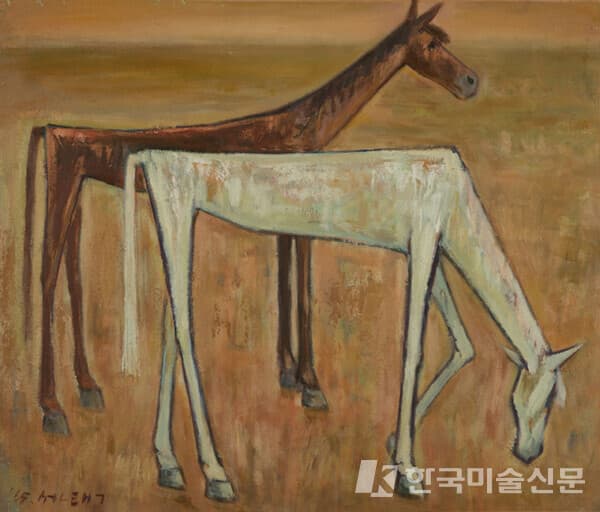 말_1965Oil on Canvas_44x51.5cm전선택