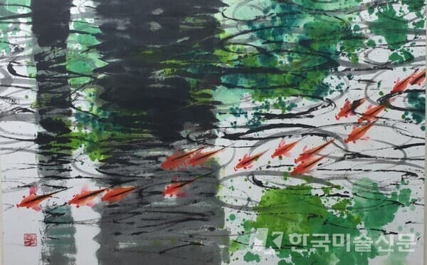 자유로운 여행(2000) / 동헌 이양형 / 60x90cm