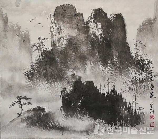 운산무진(2011) / 동헌 이양형 / 63x57cm