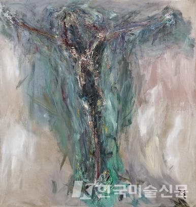 예수1994, Oil on canvas, 177.4x167.5cm, 70x66in