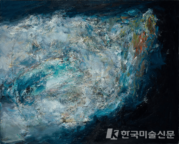 넋, Soul, 1996-1998, Oil on canvas, 200x254cm