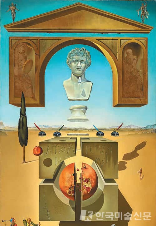 (사진=동대문디자인플라자) 네로의 코 주위의 탈물질화(1947년). ⓒ Salvador Dali, Fundacio Gala-Salvador Dali&nbsp;