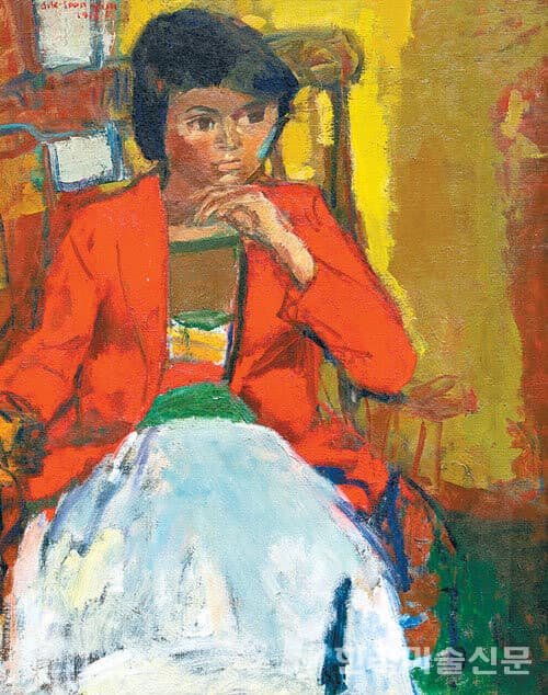 임직순의 &lsquo;포즈&rsquo;(1978년). 광주시립미술관 제공