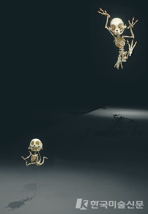 이형구의 &lsquo;Felis Catus Animatus & Mus Animatus&rsquo;(2006&sim;2007년). 부산시립미술관 제공