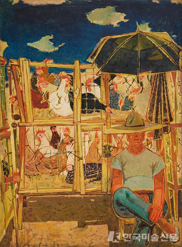 문신, &lsquo;닭장&rsquo;(1950년대) 국립현대미술관 제공