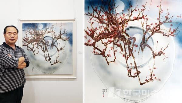 달항아리 작가 오만철, '도자회화'