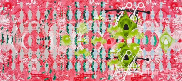 ▲ The Fortress of Sense (L 127), 2015, Acrylic on panel, 170 x 380 cm (사진=PKM갤러리)