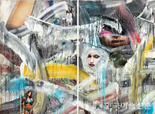 김구림, 'Yin and Yang 9-S, 131' 2009(2pcs)[사진=가나아트,키아프 서울]