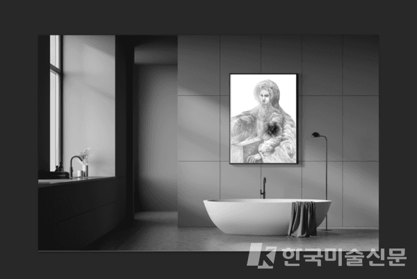 더 그레잇 컬렉션 문소현 개인전, 욕실 420mmx 594 mm 피그먼트 프린트 2022/사진=더 그레잇 컬렉션 제공