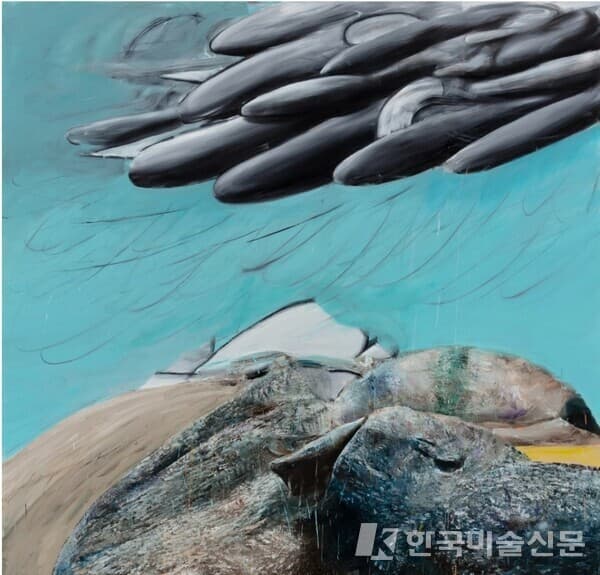 서쪽 구름이 밀려온다.&nbsp;2021