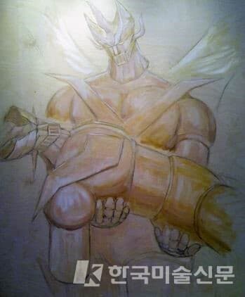Pieta-Great Minotauros_나무에 유채_123&times;100cm_2008
