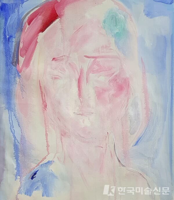 상처, 캔버스에 유채, 45x53cm, 2022