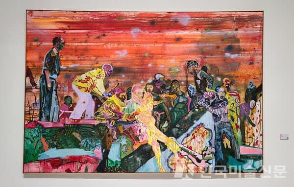 다니엘 리히터, 피녹스(Phienox)_Oil on canvas_252x368cm_2000 [사진=권미나 기자]