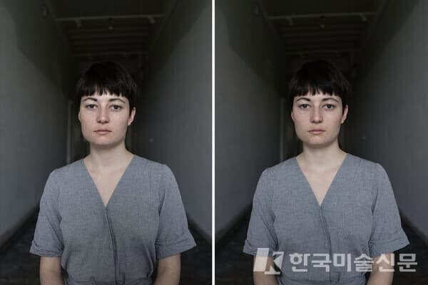 김기훈, 비 정체성의 초상화, 2016, 사진, (좌)60&times;90cm, (우)60&times;90cm