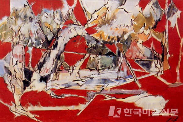김병기 화백 작품.