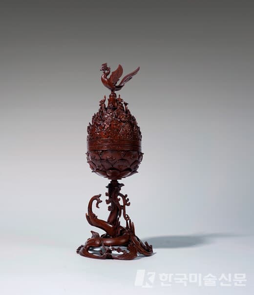 ▲&nbsp;오해균, 백제금동대향로10 x 10 x 40cm (사진=공주문화재단)
