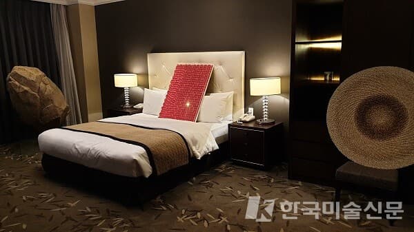 한국 현대미술가 기획전 'The ARTPLACE HMC 2022 - Welcome Frieze' 전시 공간(사진=허영훈 기자)