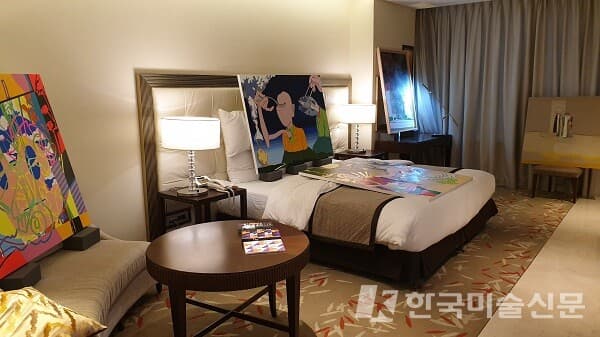 한국 현대미술가 기획전 'The ARTPLACE HMC 2022 - Welcome Frieze' 전시 공간(사진=허영훈 기자)