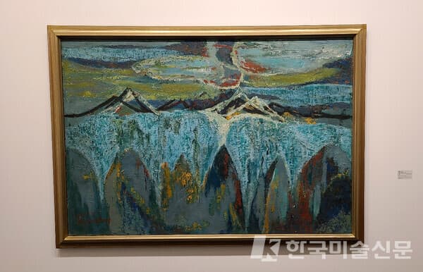 이봉상, '하늘, 산, 숲' 1963 (사진=프리즈 서울)