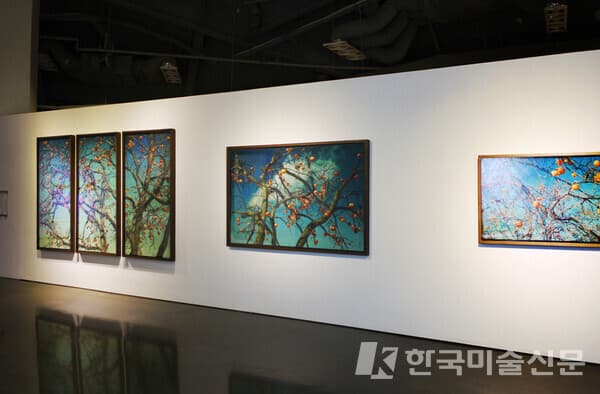 전시중인 오치균 화백의 작품 (사진=서울미술관 제공)