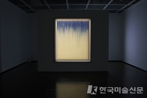 전시중인 이우환 화백의 작품 (사진=서울미술관 제공)