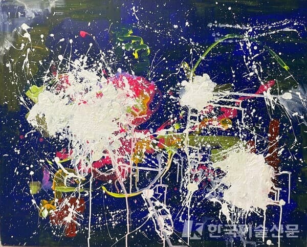 untitled&nbsp;캔버스에 아크릴73x91cm (30호), 2014