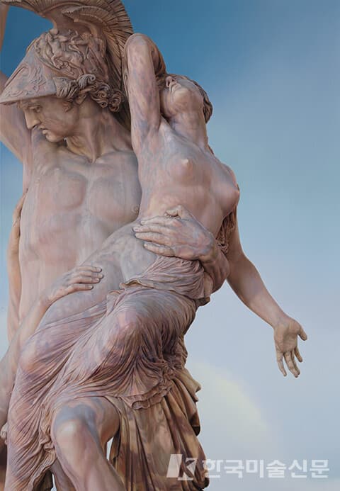 ▲ 김세중, Between eternity and moment(영원과 순간 사이), 2021Oil on Canvas, 138.1 x 96cm&nbsp;호반문화재단
