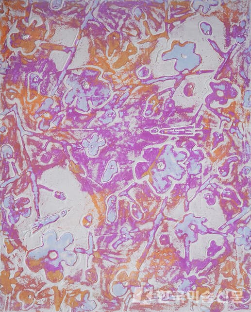 ▲&nbsp;강구철,&nbsp;여정,&nbsp;혼합재료, 73 x 91cm&nbsp; &nbsp; (사진=임립미술관)