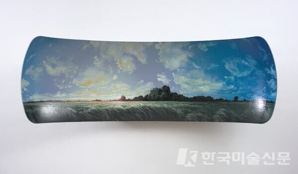 이원순_Conscious environment-22-15, 32x91cm, Acrylic on resin, 2022 1
