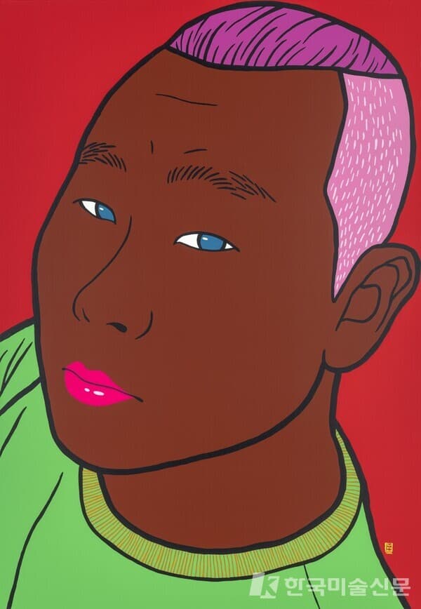 두민162x112cm,&nbsp;acrylic&nbsp;on&nbsp;canvas,&nbsp;2022