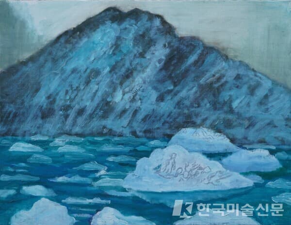빙하기허윤희, 60x 80cm, oil on canvas, 2022