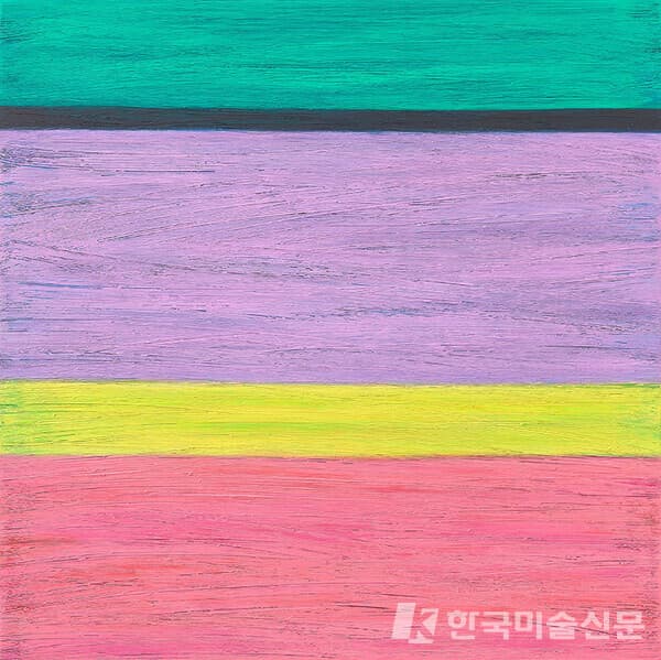 From a Distance 22-32지젤박, acrylic on canvas, 80.3 x 80.3 cm, 2022