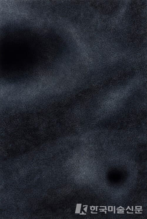 Untitled_Panorama-2s190x130cm_Gesso on velvet_2019