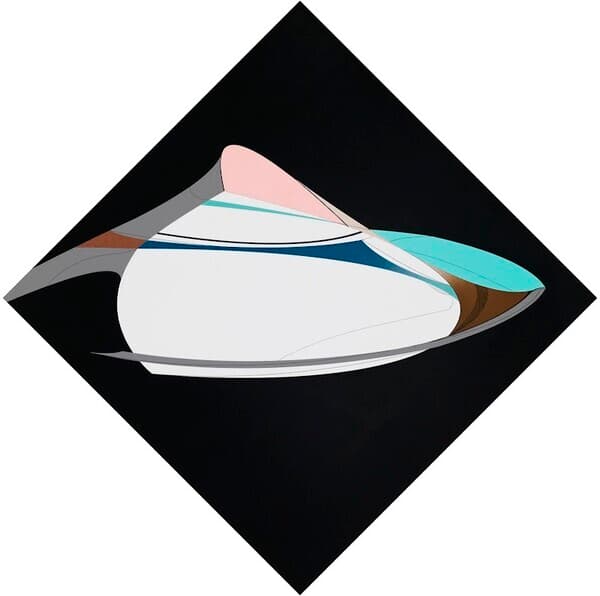 Neutral structure 8 / 위영일패널에 수성페인트,아크릴,스프레이,펜, 98&times;98cm, 2021