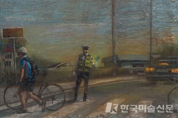 관계 이동 / 사윤택oil on canvas, 38x48cm, 2019