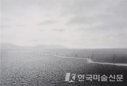 ▲ 문인환, 바다와 대지97x194cm, Oil on Canvas, 2007