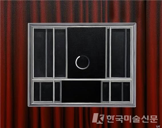 웨이더원 작품. ilmitation 70X90cm Oil on canvas.2022