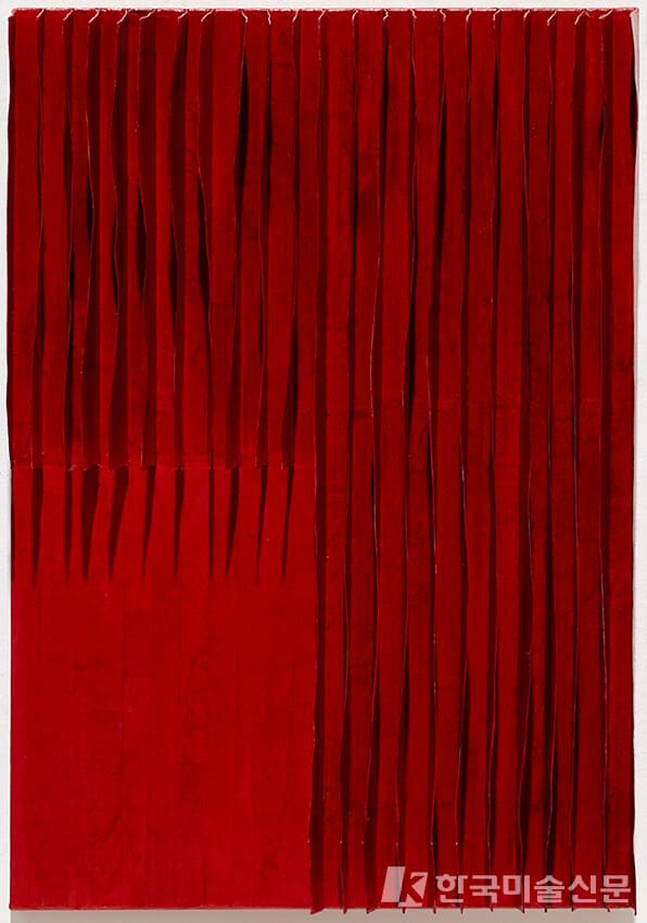 Affectionate Things- 20211173&times;53.5cm Hanji on canvas 2021
