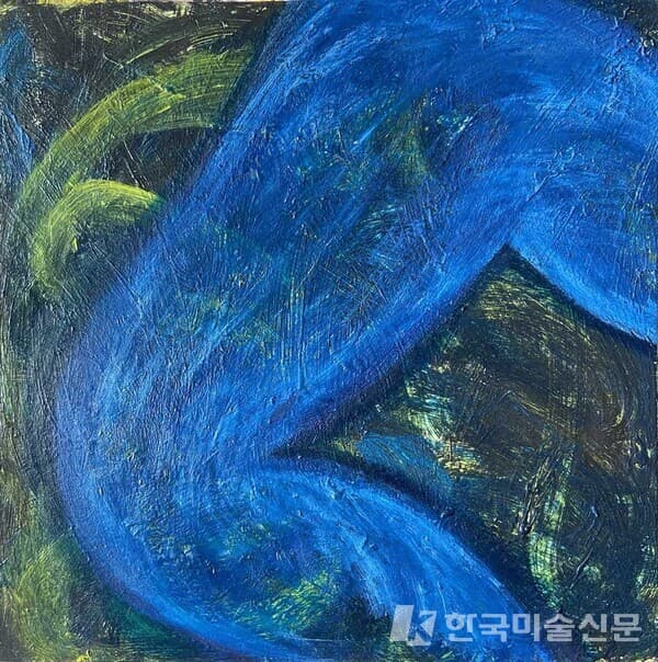 유기적인 아치전용지에 아크릴, 30 x 30 cm, 2022