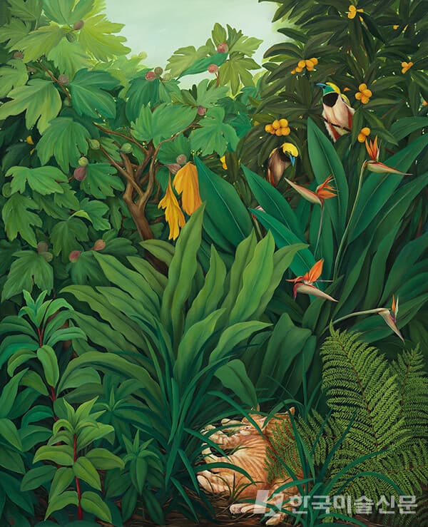 Little Forest162.2x130.3cm, Acrylic on canvas 2022