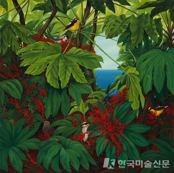 섬의 숲97x97cm, Acrylic On Canvas, 2022