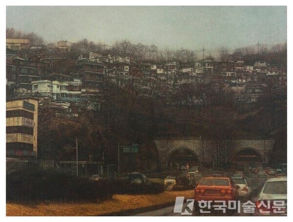 더 이상 거기에 없는 풍경The Landscape that is no more There, oil on canvas, 194x259cm, 2020