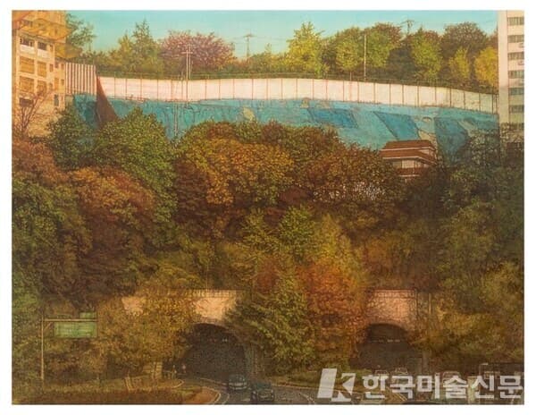 가변풍경A Transitional Landscape, oil on canvas, 112x145.5cm, 2022